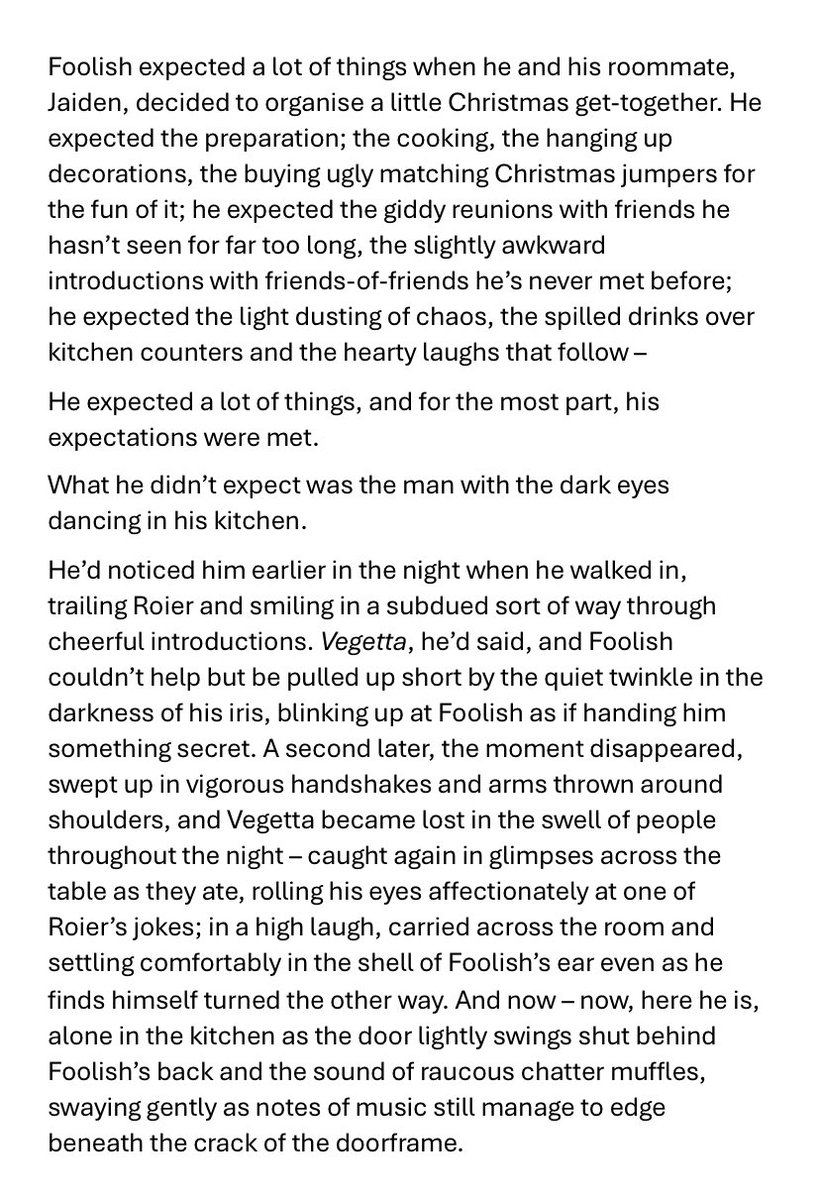 180hugrat's tweet photo. — Fooligetta AU —
foolish and vegetta meet again, by chance, in another life.
cubitos not ccs!!
AO3 LINK AT END OF THREAD
#12DaysOfFooligetta
(1/3) https://t.co/pFSny2Ghqt