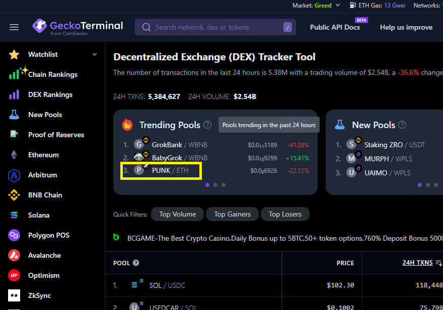 starkpunkcoin's tweet photo. $PUNK TOP 3 trending pools on @GeckoTerminal 🎉🥳🔥

Liquidity reached 82K - that's 9% of $PUNK MC ✅

Ekubo -  ETH/PUNK = 45K
Jediswap - ETH/PUNK = 21K
Ekubo -  USDC/PUNK = 16K https://t.co/yPquxUAcFQ