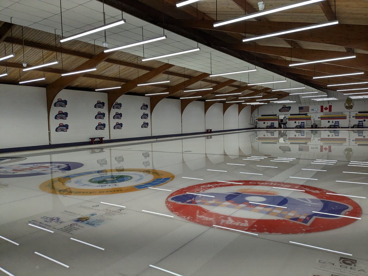 sp1365's tweet image. New Year's flood and getting ready for 3 bonspiel/playdown weekends in January. Always a busy month. #curling #icetech