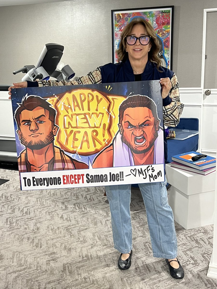 FriedmanNina's tweet image. And hereeeeee we gooooooo! Another Fabulous piece of art by @TwilightPalms ! We ❤️ You @The_MJF
Happy New Year to Everyone EXCEPT Samoa Slow (I mean Joe) 🎉 🎉🥳🥳