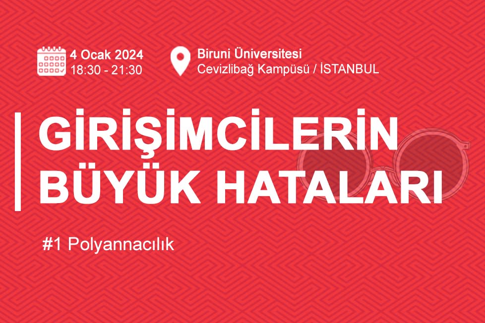 Girişimcilerin Büyük Hataları etkinliği 4 Ocak'ta başlıyor! Girişimcilikteki hataları konuşarak öğrenmeye hazır mısınız?

Detaylar ve kayıt formuna ulaşmak için: girisimhaberleri.com/girisimcilerin…

#girişimcilik #BrandingTürkiye #101Girişim