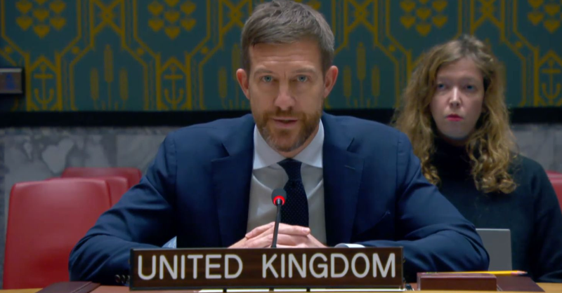 UKUN_NewYork's tweet photo. If Russia wants someone to blame for the deaths of Russians in this war, it should start with President Putin. President Putin is responsible for sending many thousands of Russian servicemen and women to their needless deaths.” 

🇬🇧@thomasphipps