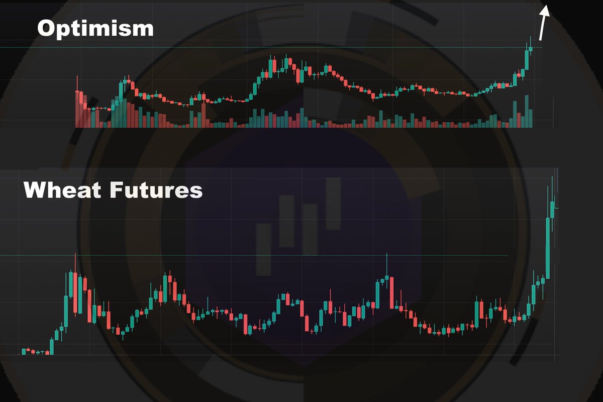 HighAltitudeInv's tweet image. Optimism is set up for a big move!

- Similar accumulation fractal as wheat futures
- Breaking out into price discovery
- Good fundamentals

Prices could go insane in 2024! 
#optimism #optim $optim