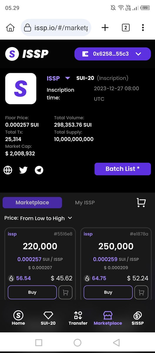 Anaksoleh2212's tweet photo. @isspio 
$ISSP Will be list on CEX soon
Now take your time to load your bag 💰💰
#ISSP #SUI #SUIWALLET #BTC #BRC20 #SUI20 $ISSP https://t.co/J6vhutHbtH