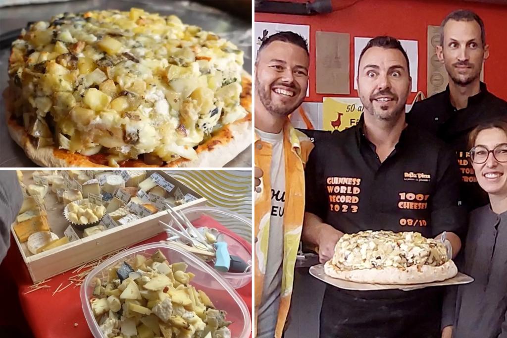 Pizza topped with 1,001 types of cheese earns Guinness World Record trib.al/vUkgOw1