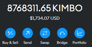 raiden0929's tweet image. airdrop received $KIMBO #KMB