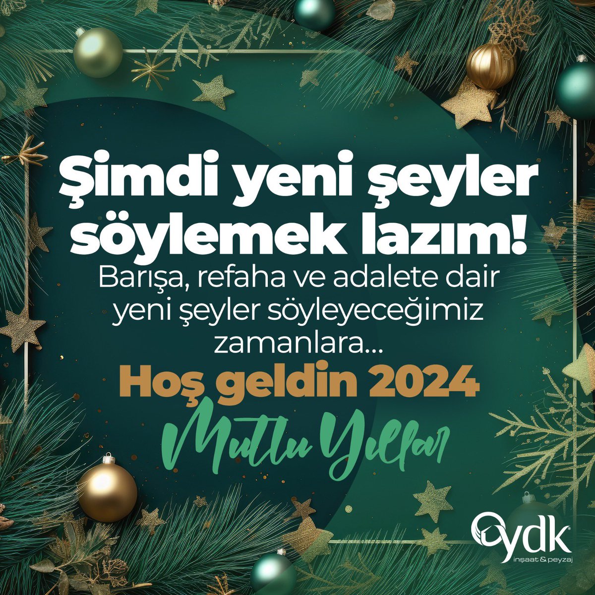 YDK_Insaat's tweet photo. #hosgeldin2024 #MutluYıllar https://t.co/yu9GkF8Uef
