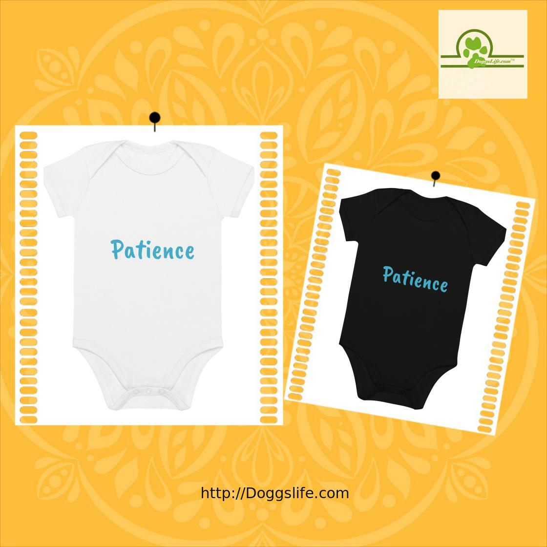 Patience Organic cotton baby bodysuit doggslife.etsy.com/listing/114756…
 #BabyShowerGift #GiftForBaby