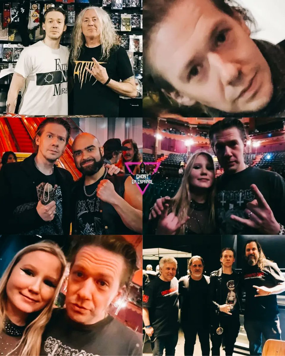 Ghostenespanol1's tweet photo. Algunas fotos de #TobiasForge en este 2023 (parte II y III) En el canal subí un vídeo con historias de fanáticos que tuvieron la oportunidad de compartir un momento con Tobias durante el #IMPERATOUR
Míralo aquí:
https://t.co/KBajS8mIOr
#GHOSTENESPAÑOL https://t.co/9PjSWHRCQH