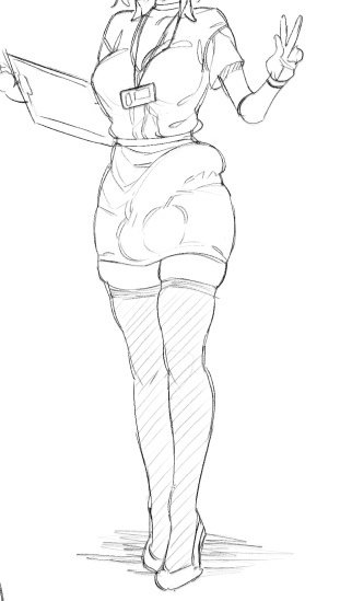 LakshimaAvatar's tweet photo. For real though her uniform do be showing a lot https://t.co/mcGMuA1j52