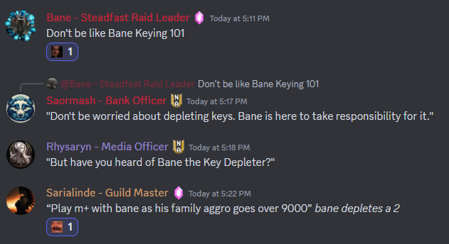 Officer Chat Shenanigans, We just roast Bane including himself, a title by Sarialinde