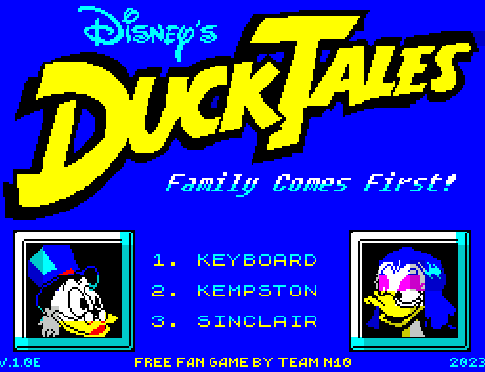 fabiodidone's tweet photo. Vamos con Duck Tales, de N10 Team, para #ZXSpectrum 🕹️👾Ayuda a Tío Rico a liberar a sus sobrinos cautivos. Pueden verlo en https://t.co/cWhlHi6A2A #Specyy #Sinclair #Videojuego #Homebrew #Homecomputers https://t.co/8okRmpc3Ct