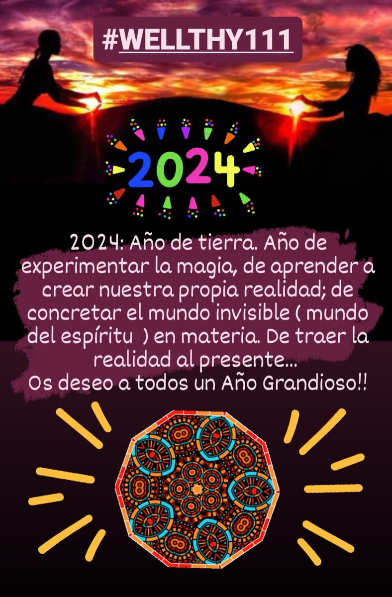 wellthy111's tweet image. ‼️FELIZ 2024‼️ 🌟🎶🥂🎉❤️🌞💎🏖️🌳