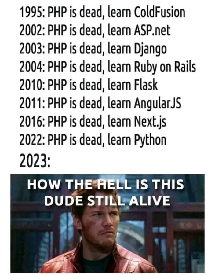 2024: php is dead, learn ???