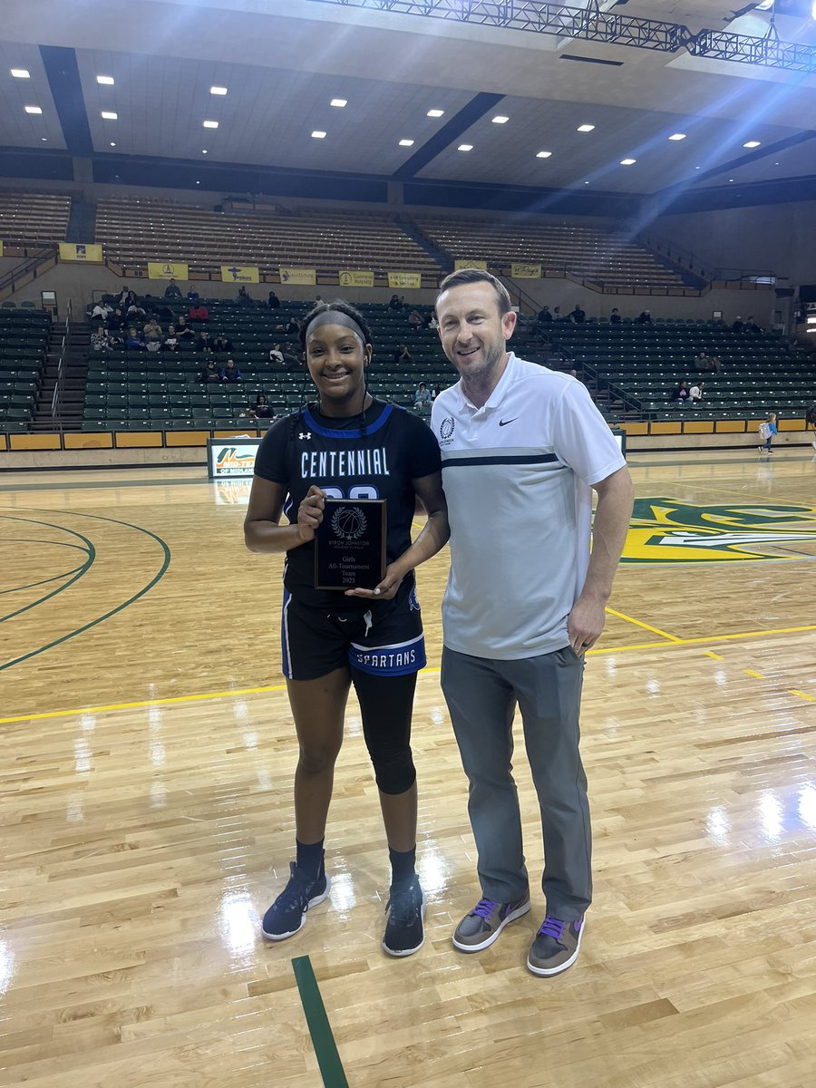 Spartan WBB went 3-1 at the Bryon Johnston Tournament. Finished 2nd 🥈

We are leaving a better team! #UFB 

Congratulation to Macie Grosskurth and Jordyn McNeal for being selected All Tournament
👏👏👏

<a href="/BurlesonSports/">Burleson ISD Athletics</a> <a href="/TXHSGBB/">#TXHSGBB—TXHSGBB.com</a> <a href="/CHSSpartans/">Centennial Spartans</a>