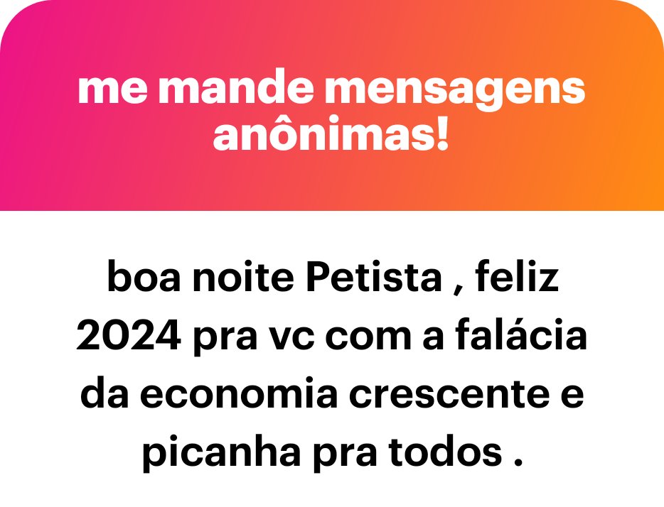 rodrigomattar50's tweet photo. Feliz 2024.

Pelo menos é educado.

Mas mentiroso. A economia está crescendo e o dólar caiu.

O resto é #Mimimi e recalque.

Um ano de retorno do Lula já foi melhor que todo o governo do Bostanaro.

Valeu, hater. https://t.co/oPThCI739W