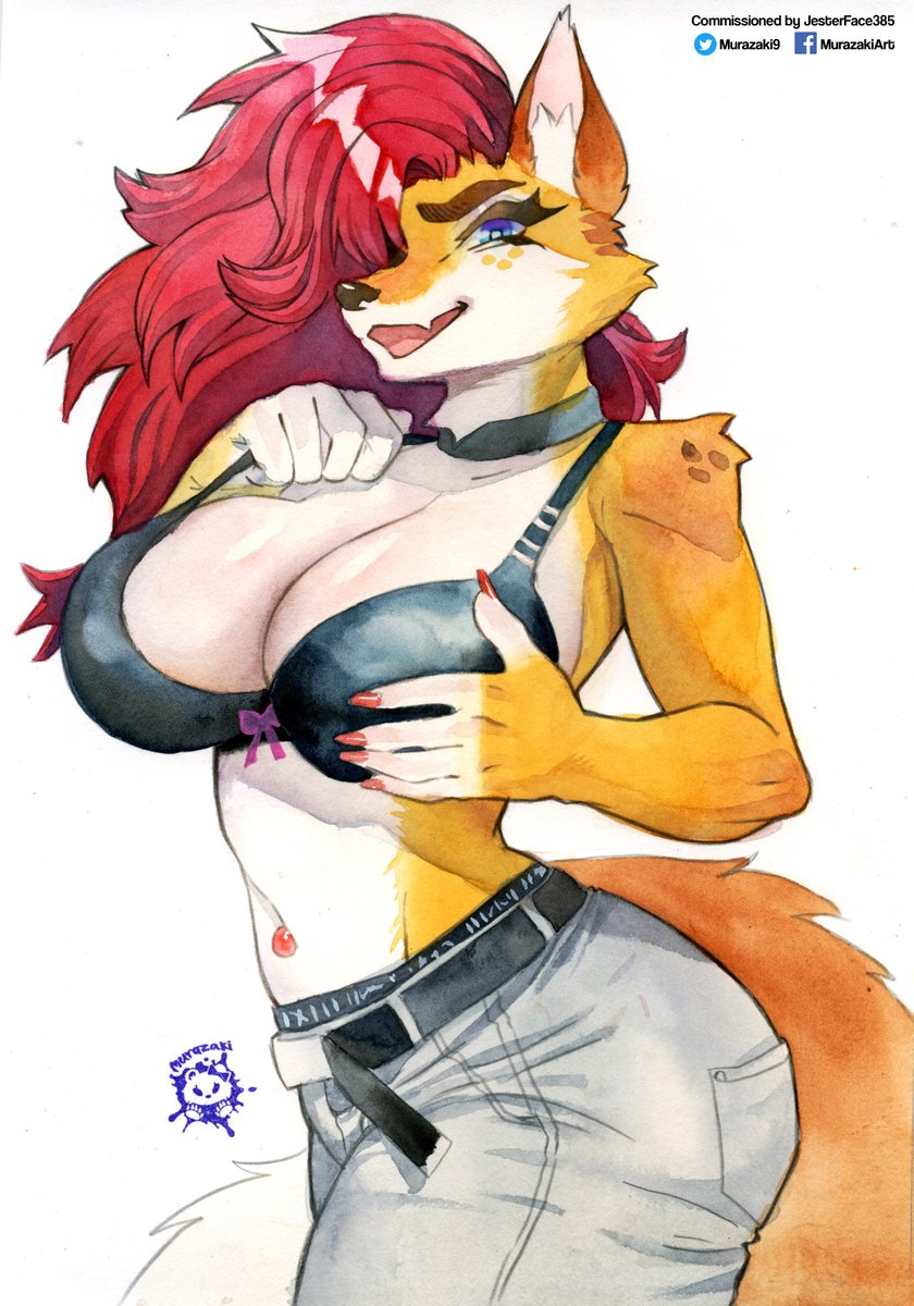 Watercolor sketch comm for @JesterFace385