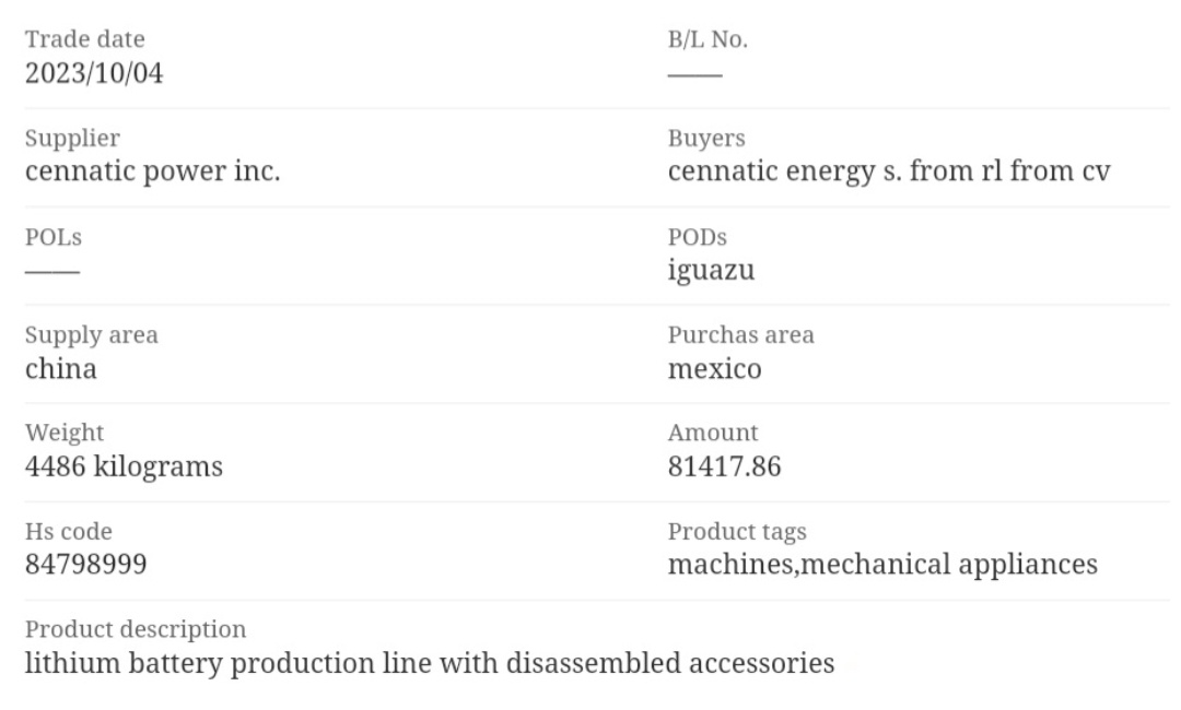 _X_Alex_'s tweet photo. #CENN #CENNTRO
#CENNATIC • $CENN
•
[ CENNATIC ]
Shipment • 2023/10/04
lithium battery production line
with disassembled accessories
•
Other Shipment - Link ⬇️
https://t.co/LA1Yf3alOJ
• https://t.co/jwiPA5CxbM