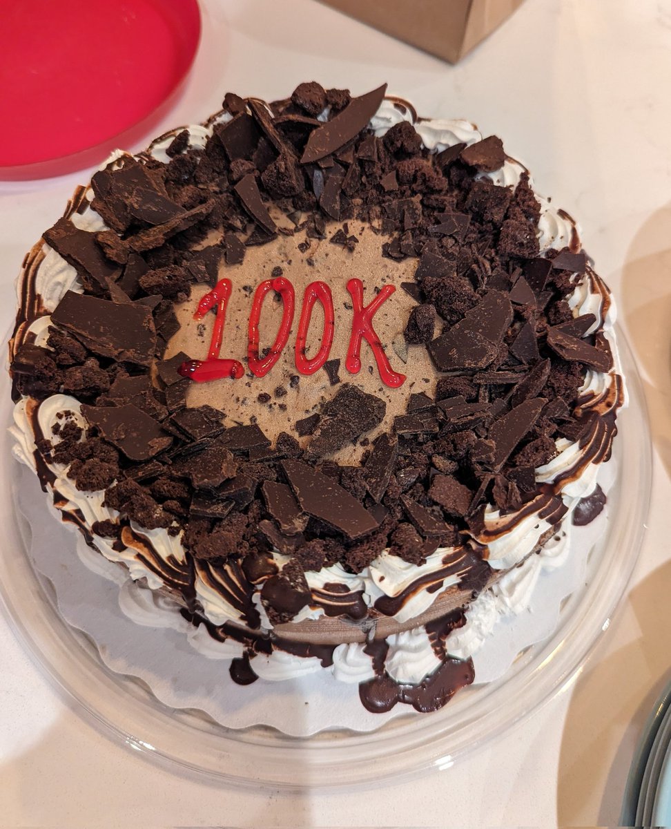 MrHennigar's tweet image. 2 weeks later, and Hunter's account is monetized and he has over 100K subscribers. This milestone also gets him a silver play button plaque from YouTube. 

We celebrated with a DQ cake! 😁