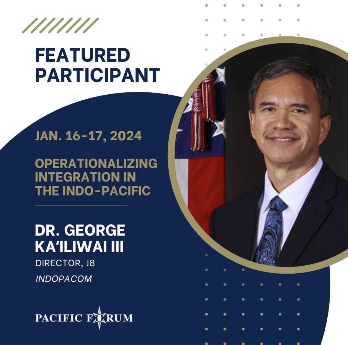 PacificForum's tweet photo. 🚨 Keynote speakers announced for Operationalizing Integration in the Indo-Pacific (OIIP) on Jan 16-17, 2024. A powerhouse lineup including @LumVares, Dr. George Ka'iliwai III, @VAdmNickHine;
https://t.co/dlgSEEzbce
#OIIP2024 #PacificForum https://t.co/F3XOt2JYMH
