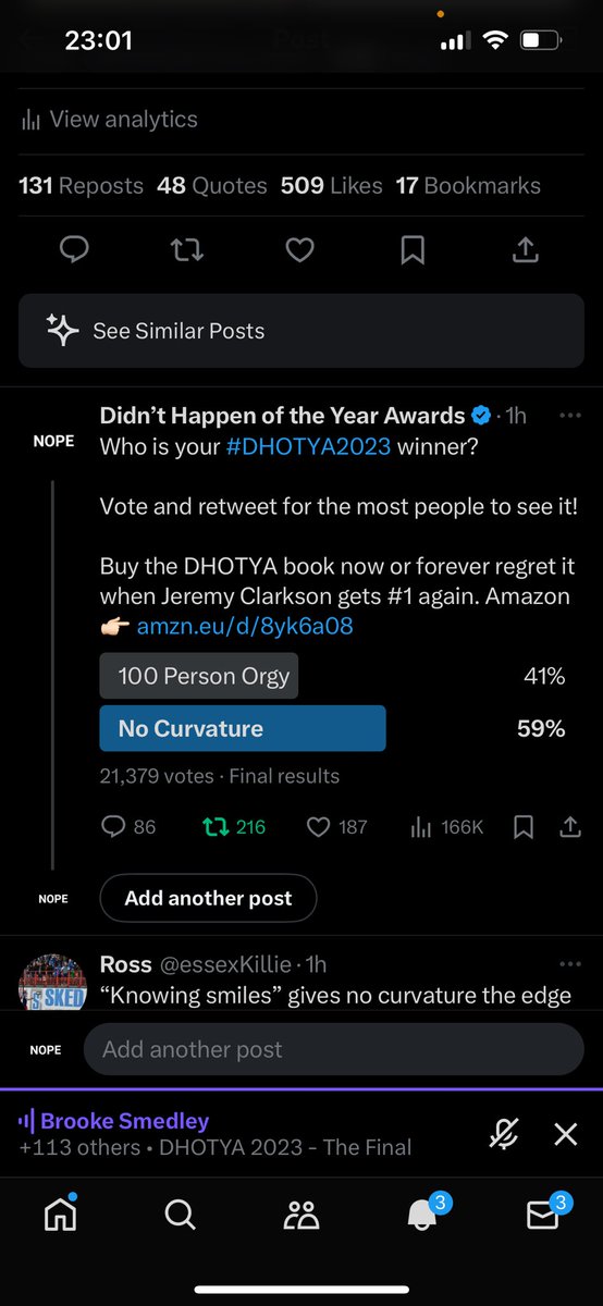 Didn’t Happen of the Year Awards tweet media