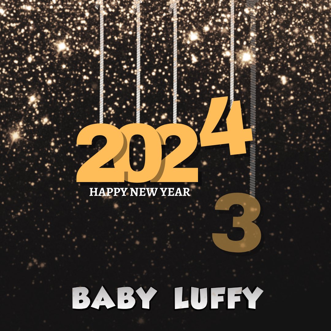 Happy New Year to the Baby Luffy Community 🥳

As we step into 2024, let's embrace the excitement and potential it holds for our project and all our valued. Get ready to ride the wave of success and perhaps, make that dream of owning your first Lamborghini a reality!

#BabyLuffy