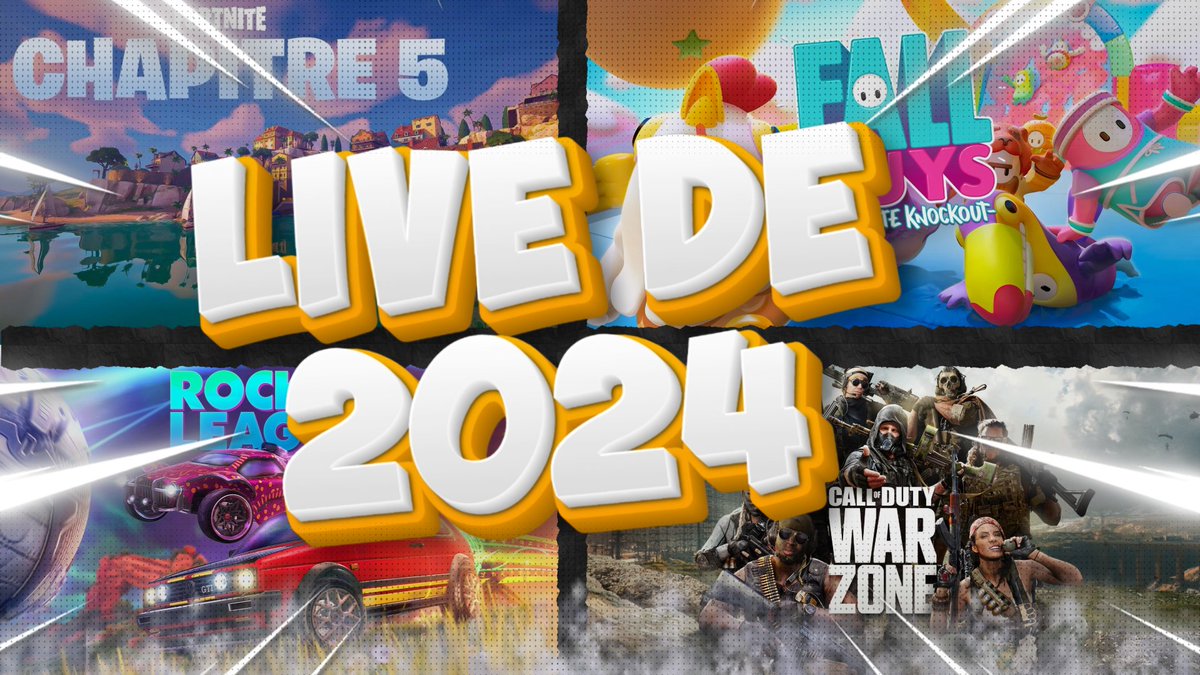 En live demain soir a partir de 22h15, jusqu'à 2h du matin, pour fêter 2024 !!!!!🎊🎉

Chaîne MrMaxWhite : twitch.tv/mrmaxwhite_
Chaine Jumping : twitch.tv/jumping408

#TwitchStreamers #streamer #CallofDuty       #RocketLeague #Fortnite      #NewYear2024 #FallGuys