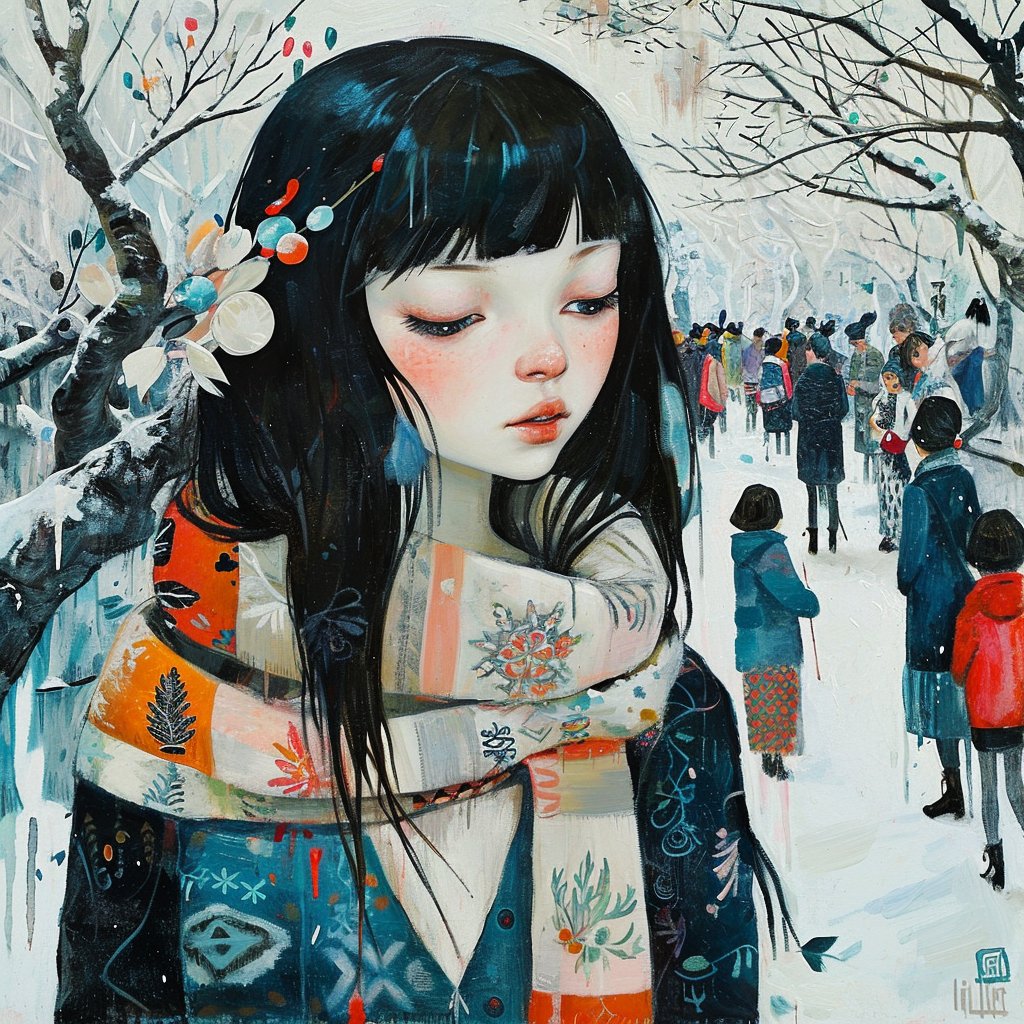 AlisiniyChayka's tweet image. Good night, everyone 😴🎐❄️
#AIArtwork #aiartcommunity #MJV6 #alisiniychayka