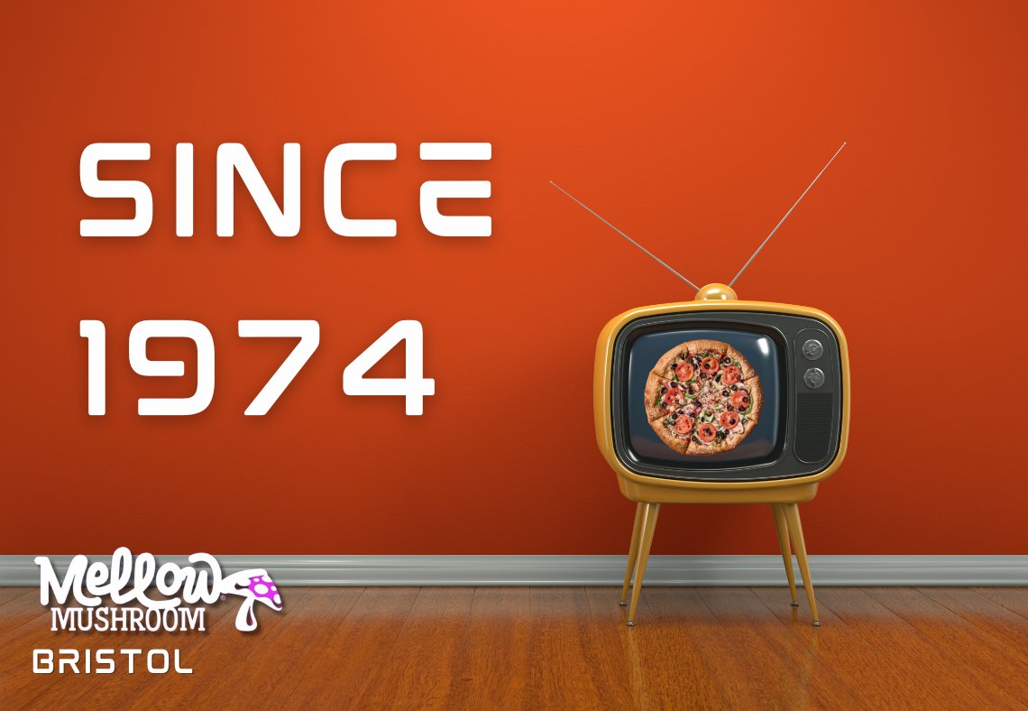 Since 1974, we’ve been your deliciously unique neighborhood pizza joint. Come enjoy a classic taste of what makes Mellow, Mellow!
#mellowmushroom #mellowpizza #bristoltnva #pizza