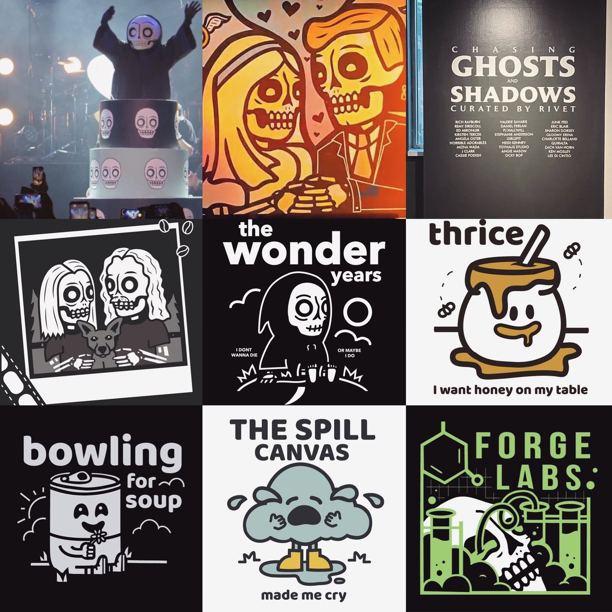 CassiePodish's tweet photo. See ya later 2023 👋 It’s been one heck of a year that I’ll never forget. I got to experience a ton of cool stuff &amp; see my art pop up in all kinds of new places like jumping out of a giant birthday cake on stage and a pinball machine at a wedding! https://t.co/EgoHPUKfbk