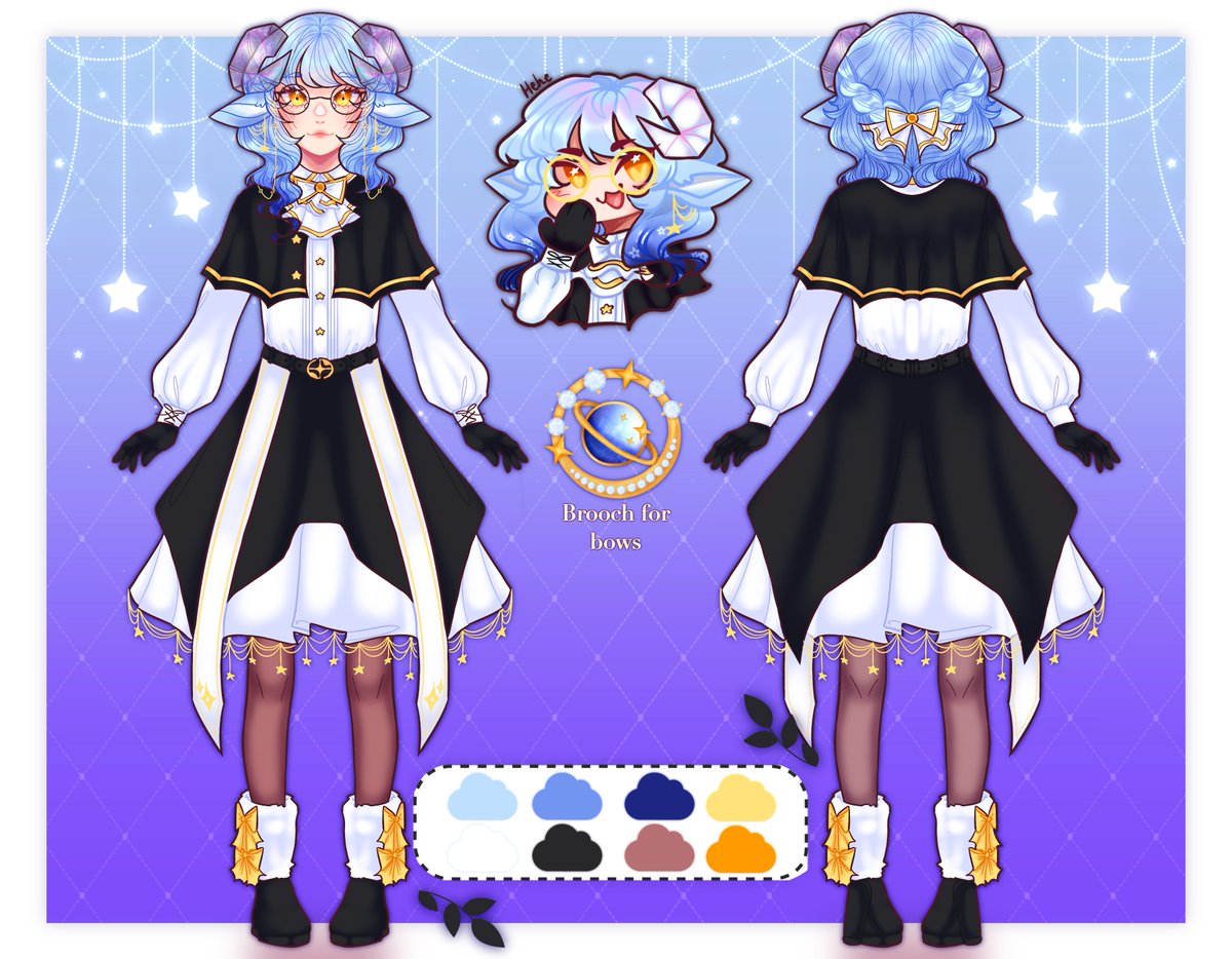 diademvt's tweet photo. Ꮚ⁰ꈊ⁰Ꮚ Hello everybaa-dy~
My name is Diadem and I'm a star weaver sheep! I'm one of many that can create stars in the universe! Nice to meet you all~ 🌟
Debut time is undecided, but look forward to it!
Art: @/lloti_
#Envtuber #Vtuber #VtuberUprising #VtuberReferenceSheet https://t.co/BxPlnkW4tv