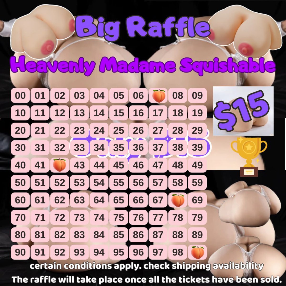 tiddy_shop's tweet photo. ❇️Updating the raffle❇️
♥️ This has already begun ♥️
🍑Remember that you can win a totally new Heavenly Madame🍑
⭐️Buy Your Number Here⭐️
Like ♥️ RT 🔁 https://t.co/N2NWCnSMce