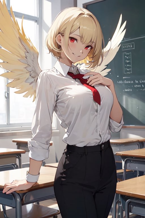 RexrtyArt's tweet photo. “So now I’m wearing this? What do you think, what would you do if I was your teacher? Because if you misbehave I’ll have to keep you after class~”
#ocart #AIart #pixai #StudiousSaturday https://t.co/93bYVcPjHm