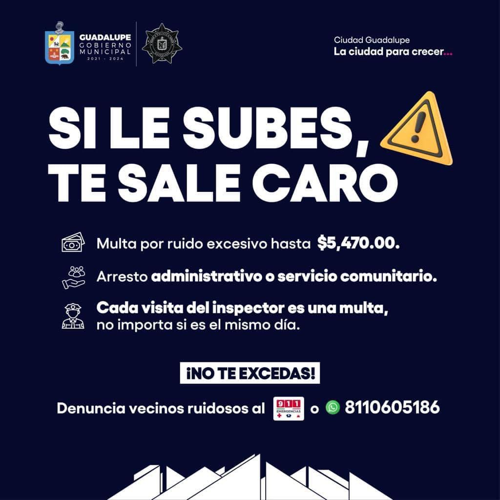 municipiodegpe's tweet photo. Te recordamos que para reportar vecinos ruidosos puedes comunicarte al 9-1-1 ⚠️
@ssp_guadalupe
#VecinosRuidosos https://t.co/VTpgj6UKWA