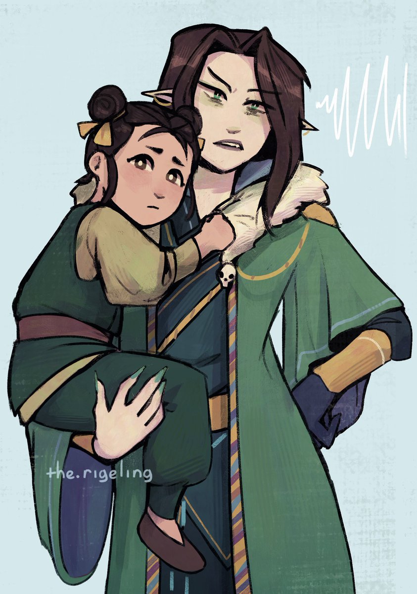 being a single father is a difficult job but at least he looks good doing it

#天官赐福 #tgcf #qirong #guzi