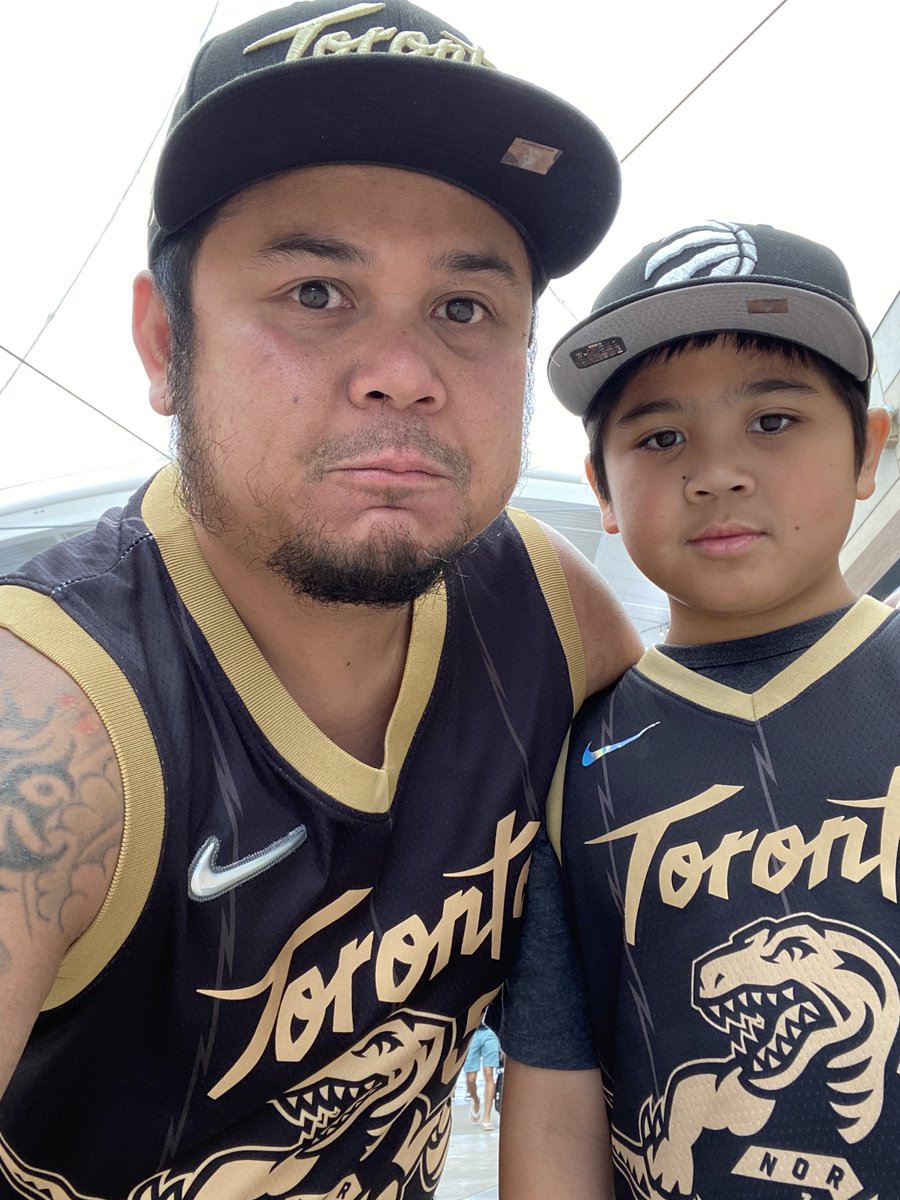 Father and Son Raptors Night! #tangerinefanangle #torontoraptors #WeTheNorth Let’s Go Raptors!!