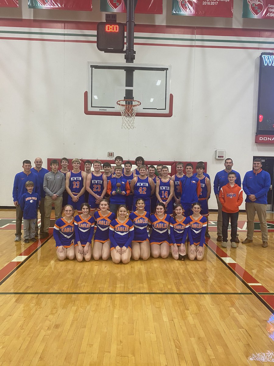 ChristmasClasic's tweet photo. Congratulations to the Newton Eagles on the 2023 Consolation Championship 🫡🎄🏀 https://t.co/6rswkGKqlL