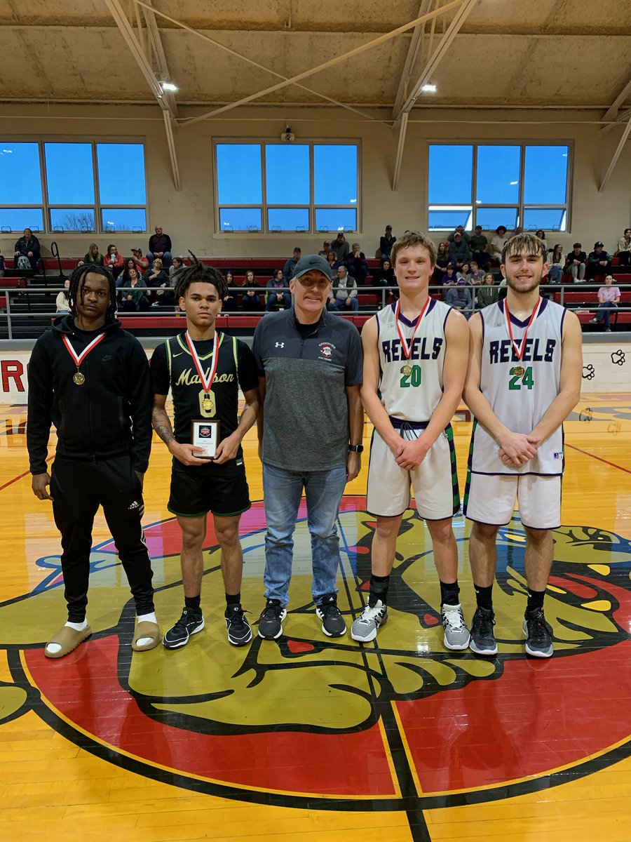 AAldridge2014's tweet photo. Also, congratulations to the All-Tournament Team selections from both teams, including this year's MVP, Madison's Debyron Boyd! 

Thank you to all the teams that participated and all the fans that attended on a great tournament for 2023!

@RyanMahanSJR @SJRsports https://t.co/bFAYfJwXnk
