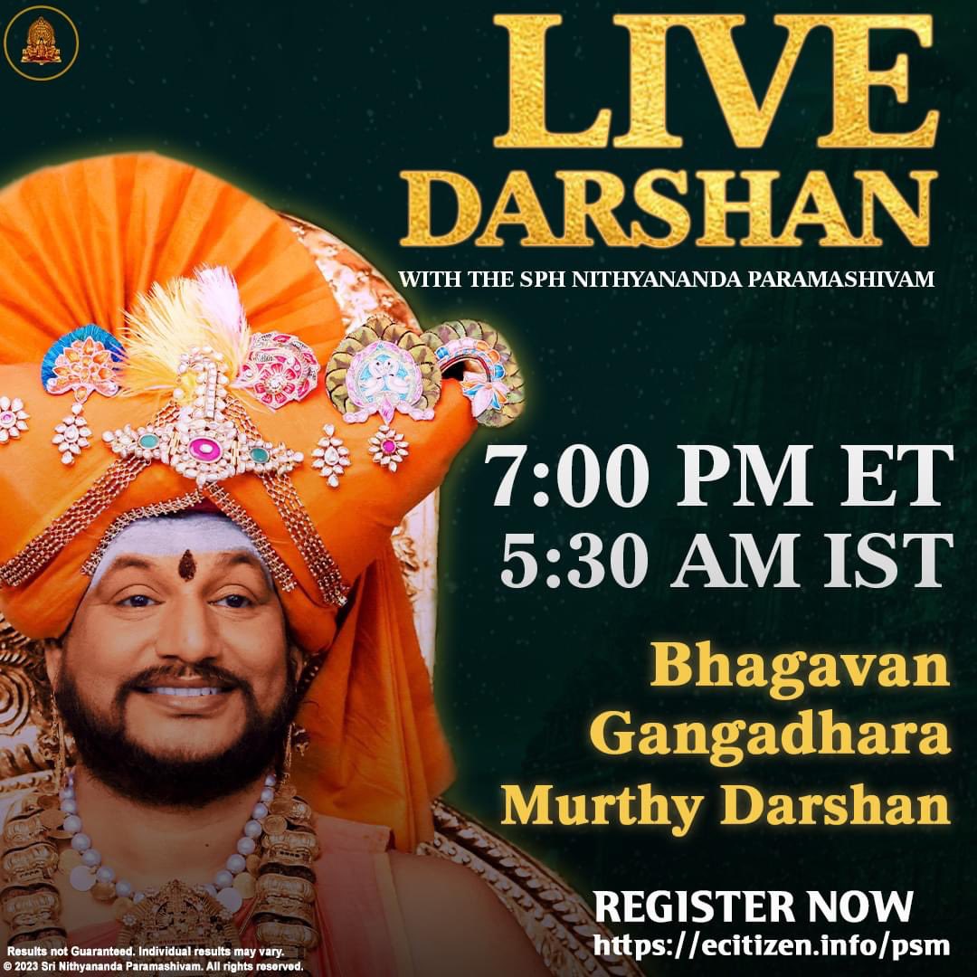 kailasasandiego's tweet photo. Sanatana Hindu Dharma – the divine science revealing higher realms and superconscious beings. Connect with them, receive blessings, and make our world a better place. Join the Live Darshan by the SPH @srinithyananda NOW! #SanatanaDharma #HigherRealms https://t.co/KznT3vgAA8