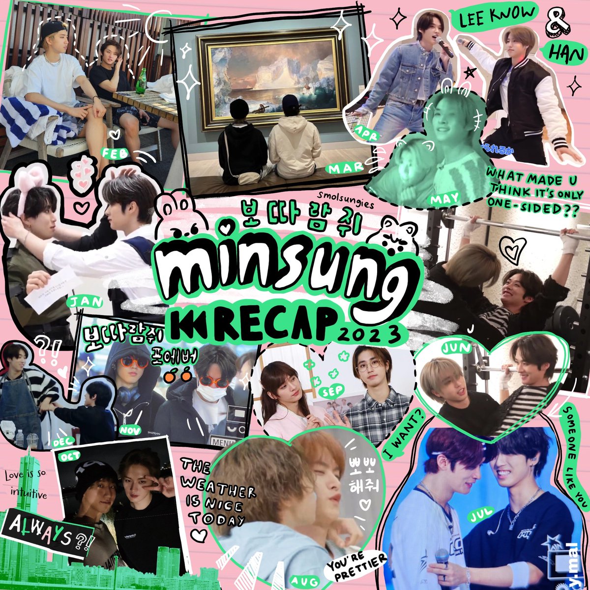 smolsungies's tweet photo. 🐹 minsung recap 2023 🐰
(not a rewind) (a recap scrapbook)

ー click to open ! 📂 https://t.co/mRyLVszM1s