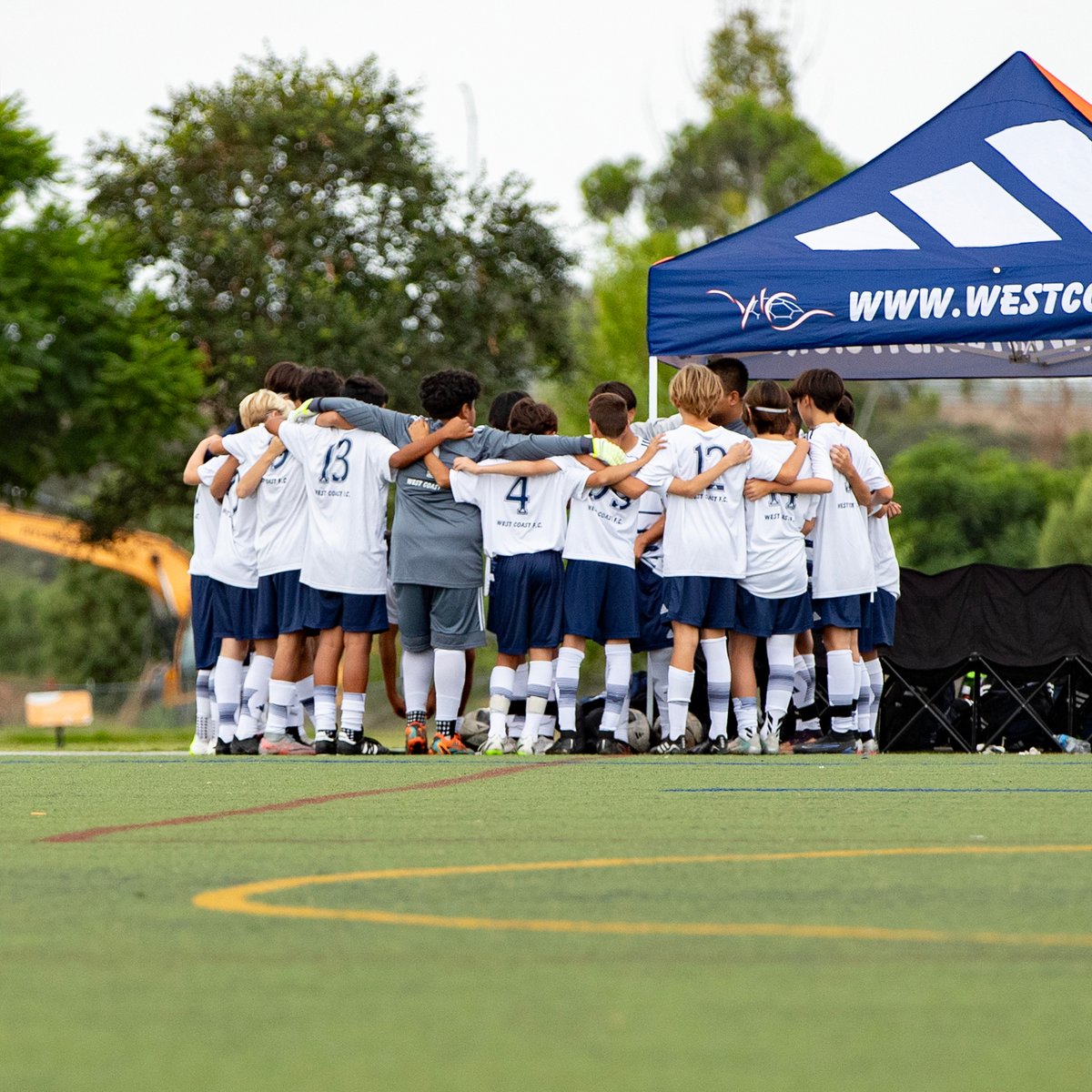 "We may sweat and we may struggle, but together, we soar. ⚽🚀 #SoccerJourney #TeamworkMatters"