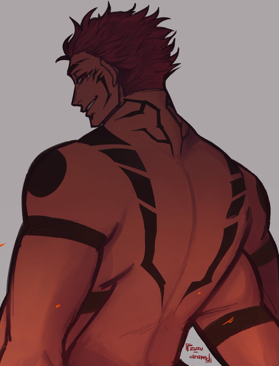 IdkMorr's tweet image. &quot;Aren&apos;t we gawking with a little too much enthusiasm?&quot;
#JujutsuKaisen #sukuna #trueform