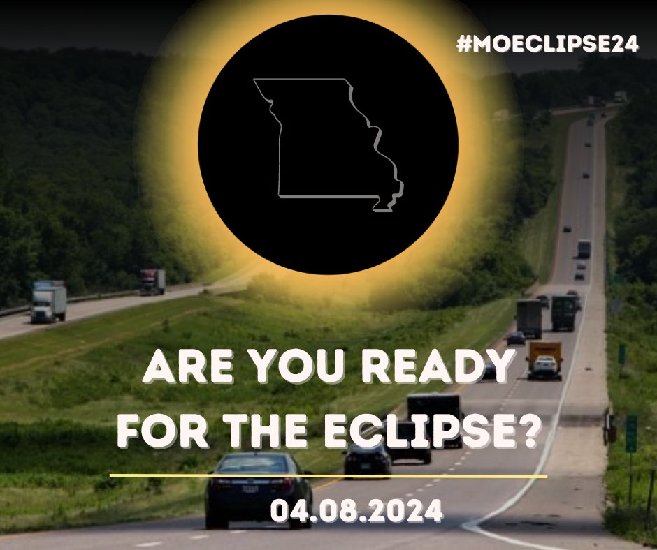 We are 100 days away from the solar eclipse!☀️🌑 #MOECLIPSE24 #MoDOTSW