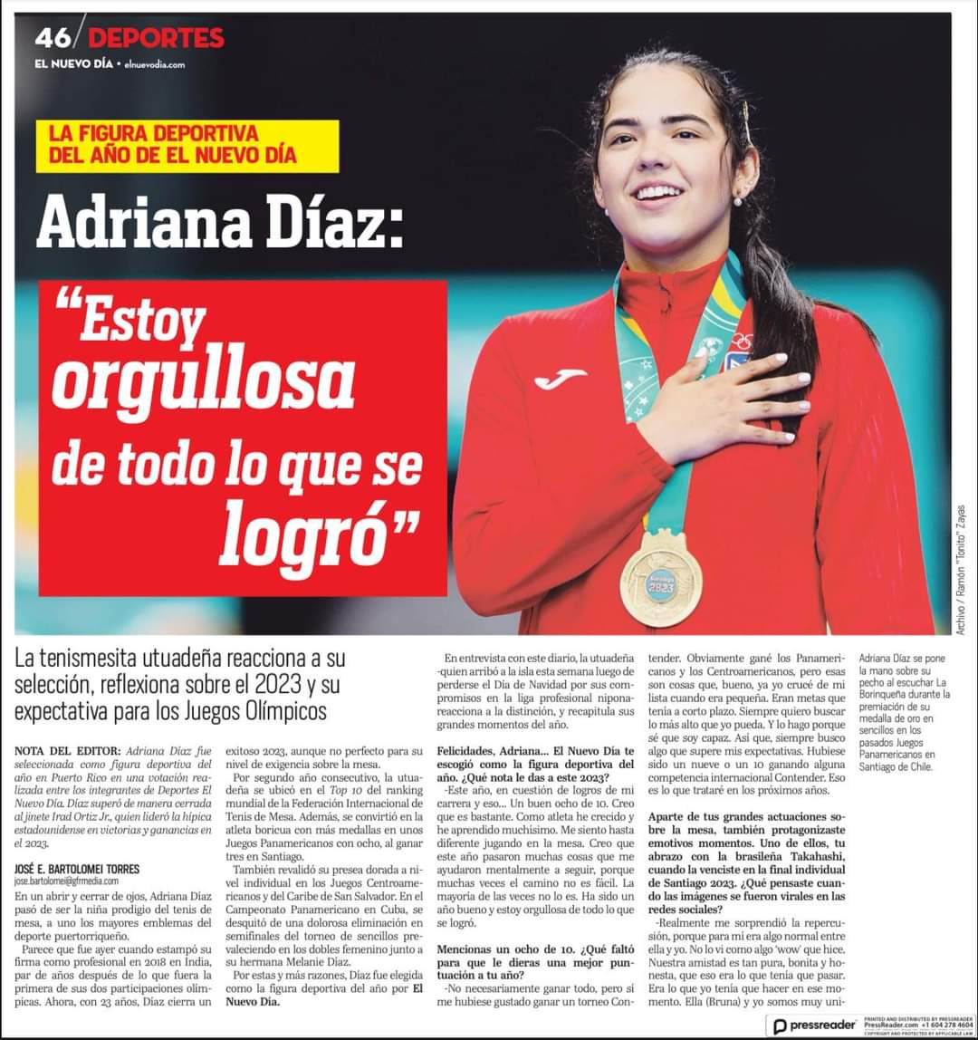 AGMUniversity's tweet photo. Tu comunidad universitaria y el país 🇵🇷 se enorgullecen de cada logro en tu carrera.  @diaztabletennis sigue adelante demostrando al mundo 🌎 tu tesón y excelencia. #UAGM #SomosComoTú #SomosAGMU https://t.co/61uLKPRlXf