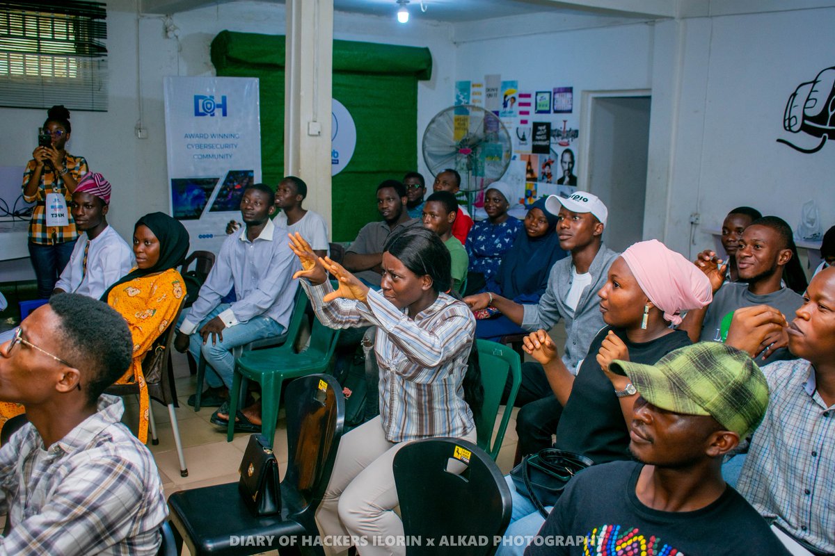 twenty4_io's tweet photo. Organising the First ever #IlorinCyberMeetup was a game changer in the city, it exposed the audience to careers in cybersecurity and gave more clarity to the enthusiast.
All cybersec enthusiast started cqme our of their caves. I built the community in Ilorin from scratch. https://t.co/r52wCQdk0k