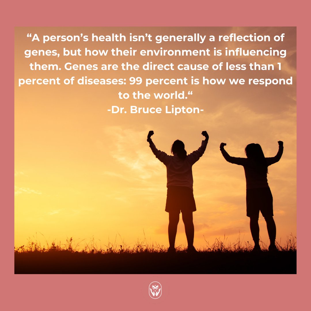 'A person’s health isn’t generally a reflection of genes, but how their environment is influencing them. Genes are the direct cause of less than 1 percent of diseases: 99 percent is how we respond to the world.'  - Dr. Bruce Lipton

#brucelipton #healthandgenes #energymedicine