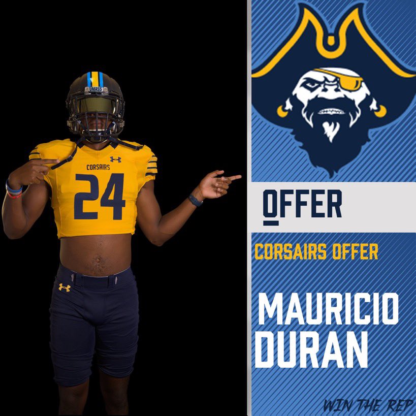 blessed to receive an offer from <a href="/CorsairFootball/">UMass Dartmouth Football</a> <a href="/CoachJatkola/">Ross Jatkola</a>