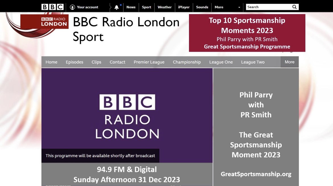 The Great Sportsmanship Programme (@THE_GSP_) / Posts / X