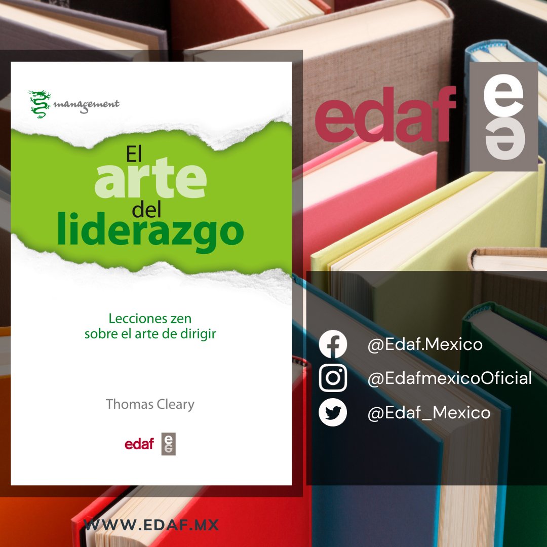 EDAF_MEXICO's tweet image. La obra describe el arte de armonizar los principios esenciales con el sentido común, ya sea en el campo político, social, organizativo o empresarial.

Más Información
Tel: 2222111387

#edaf #edafmexico #lectura #LecturaRecomendada #puebla #liderazgo #arte #sabiduría #experiencia