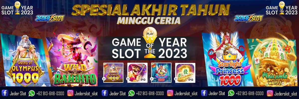 JederSlot's tweet photo. Mainkan Game nya Sekarang Hanya di JEDERSLOT !
Segera Raih Kemenangan Kamu !
Info lebih lanjut !!!
📲 Whatsapp : +6281361180300
📲 Telegram : jederslot
📲 Instagram : @jederslot_slot

#jederslot #jederslot_slot #slotgacor #pragmaticplay #fyp #pagcor #reels #viralshorts https://t.co/uJaibBa7gQ
